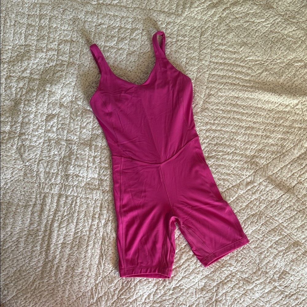 Lululemon Align Bodysuit/Romper/Onesie Fuschia